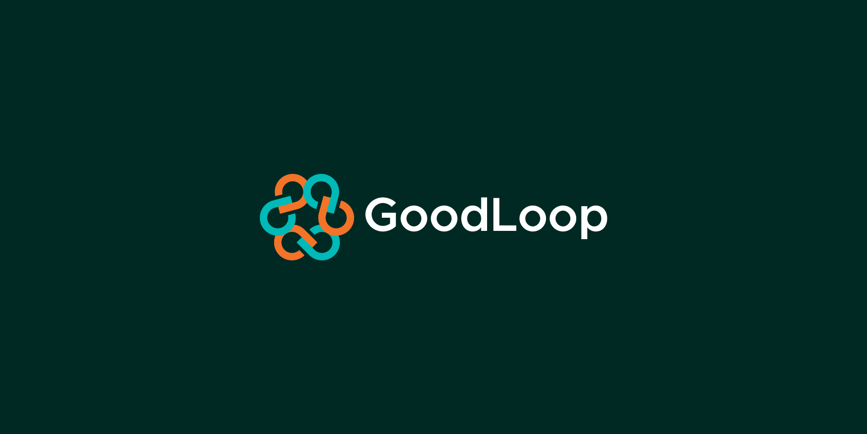 The GoodLoop logo on a dark teal background.